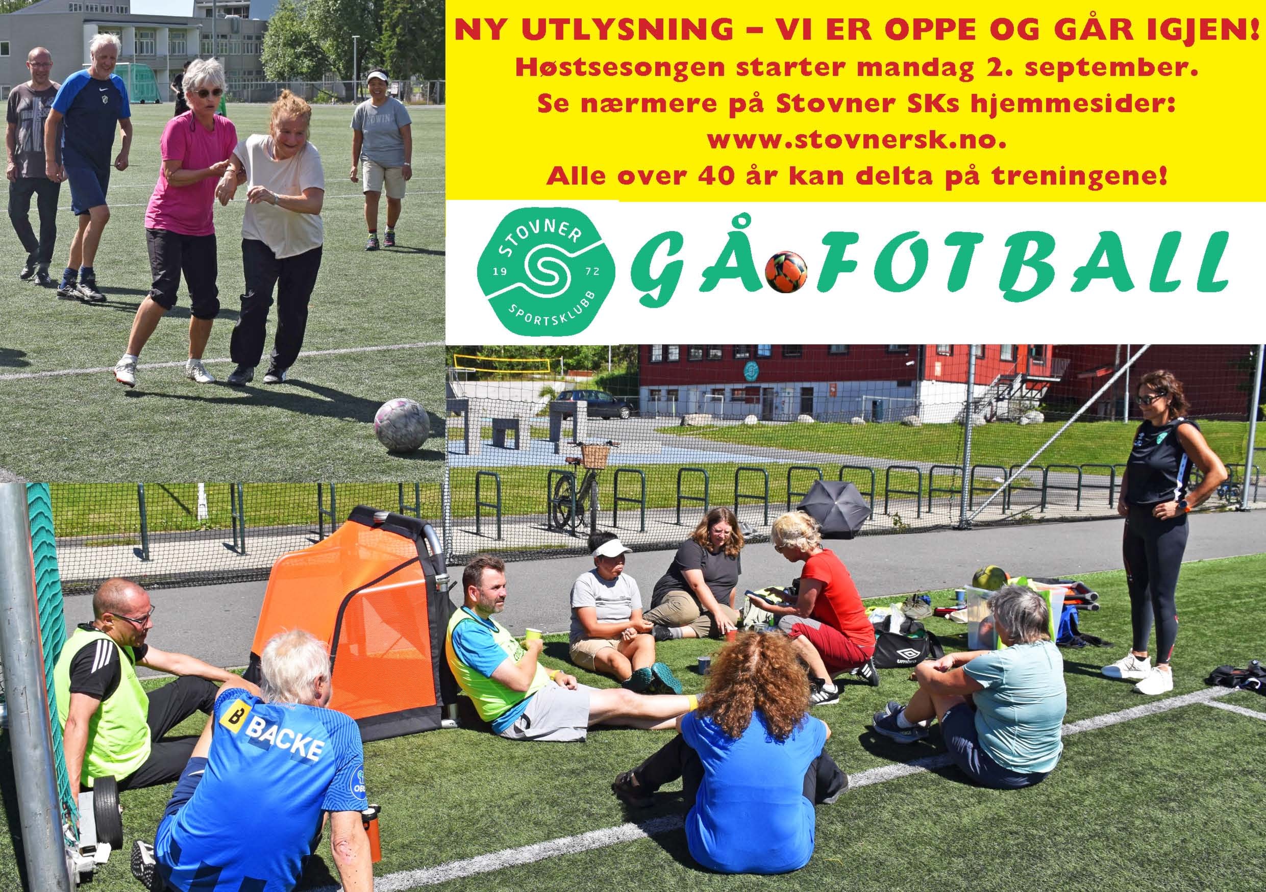 GÅ-fotballen starter opp: Mye moro – mye hygge
